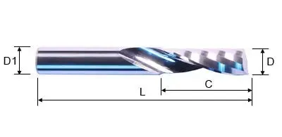 LMT Belin - 13010 1mm Cut Diameter Upcut Router Bit