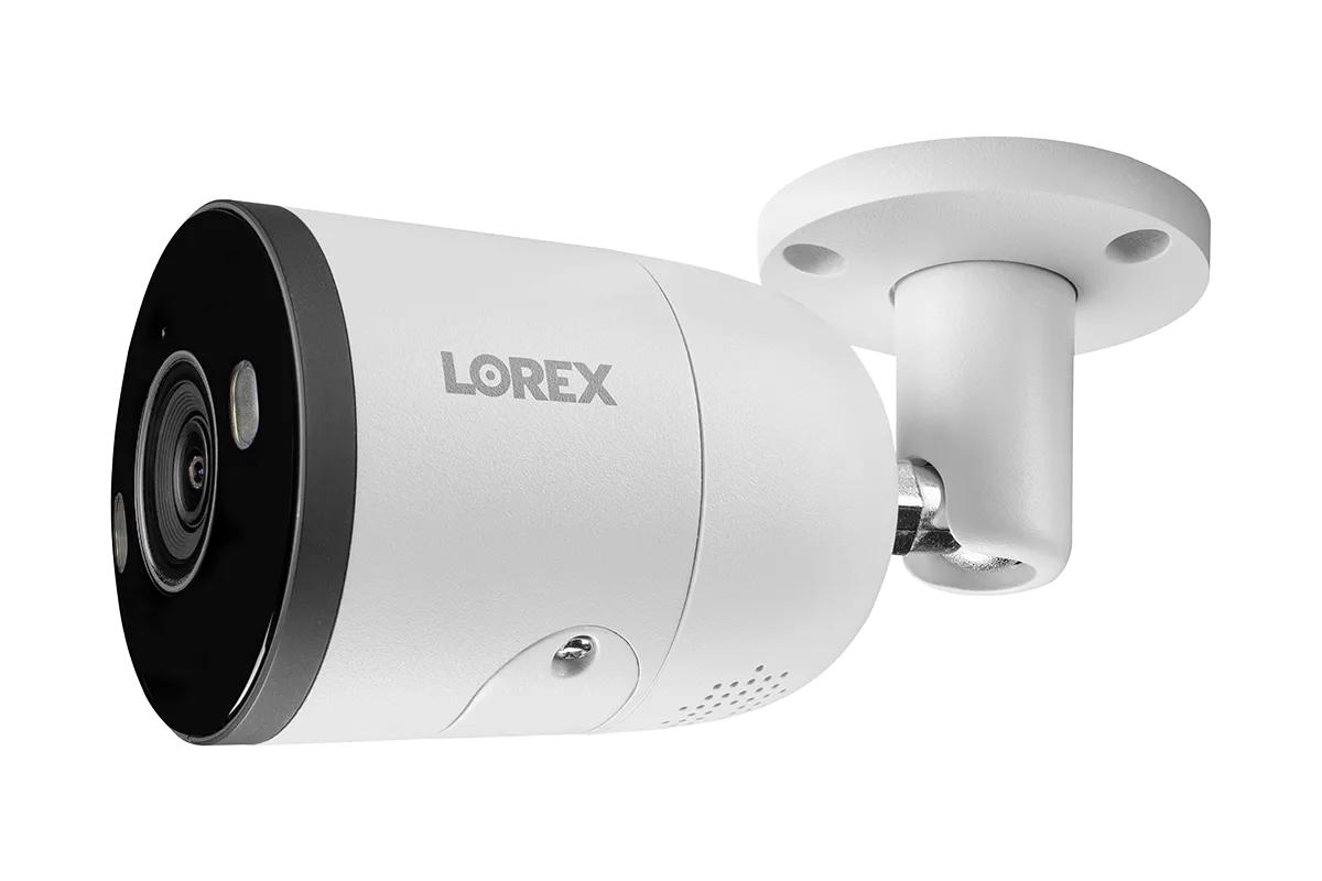 Lorex 4K (8 Camera Capable) 2TB Wired NVR System with Smart Deterrence and Smart Motion Detection Bullet Cameras