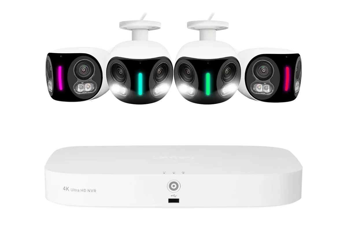 Lorex Fusion Series 4K 16 Camera Capable (8 Wired   8 Fusion Wi-Fi) 2TB Wired NVR System with H20 IP Dual Lens Cameras