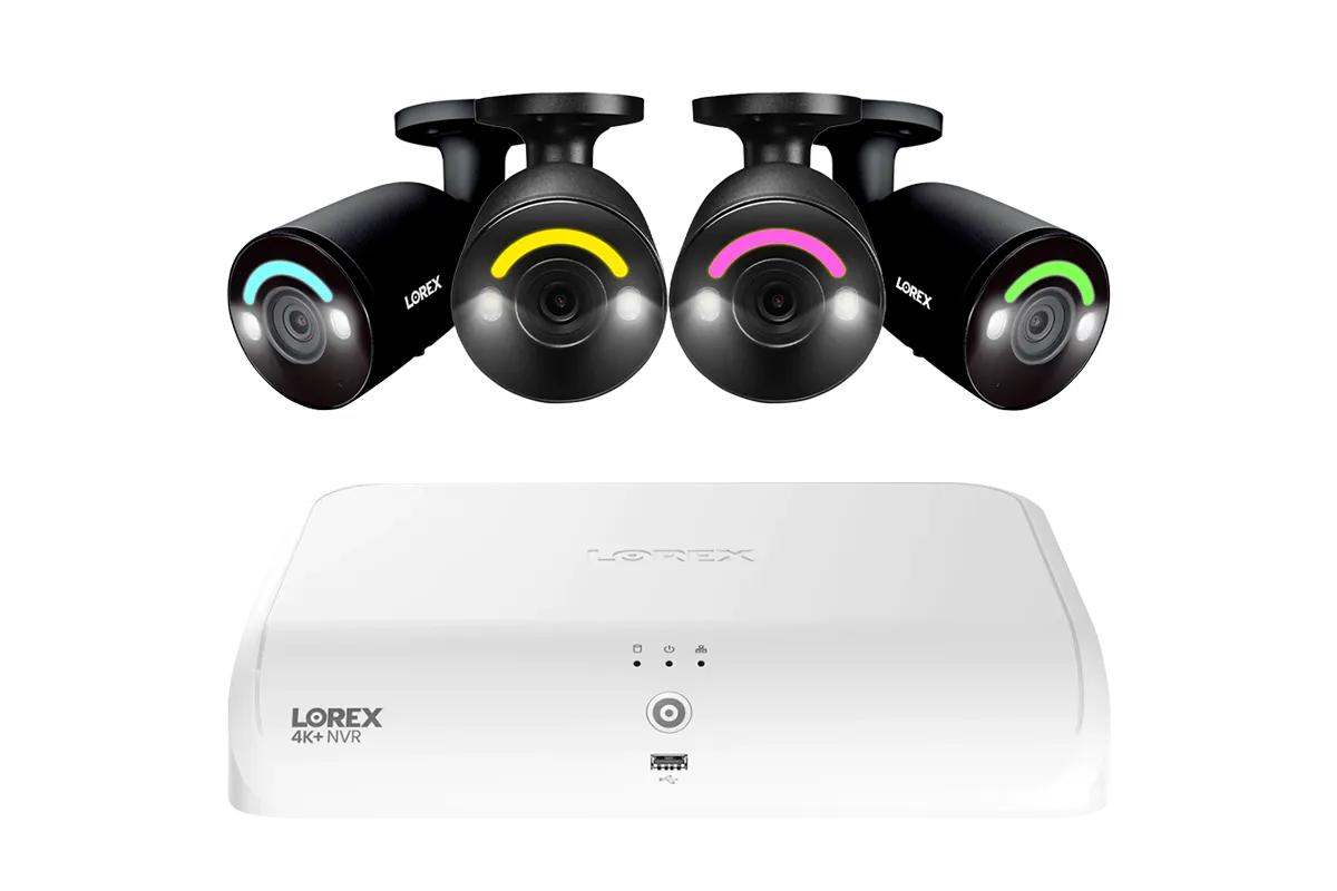 Lorex Fusion Series 4K  16 Channel (8 Wired   8 Fusion Wi-Fi) 2TB Wired System with H14 Wired 4K IP Bullet Cameras