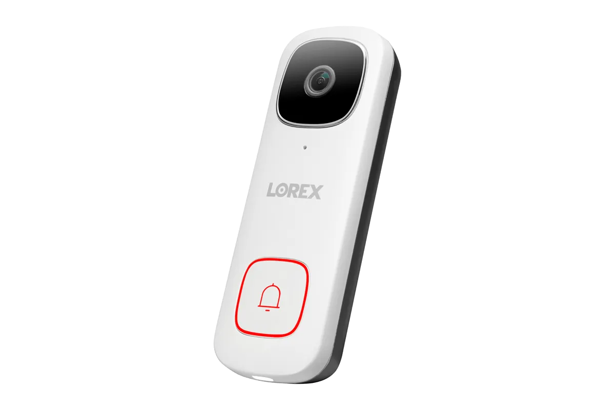 Lorex Smart Home Security Center with Six 1080p Outdoor Wi-Fi Cameras and 2K Video Doorbell