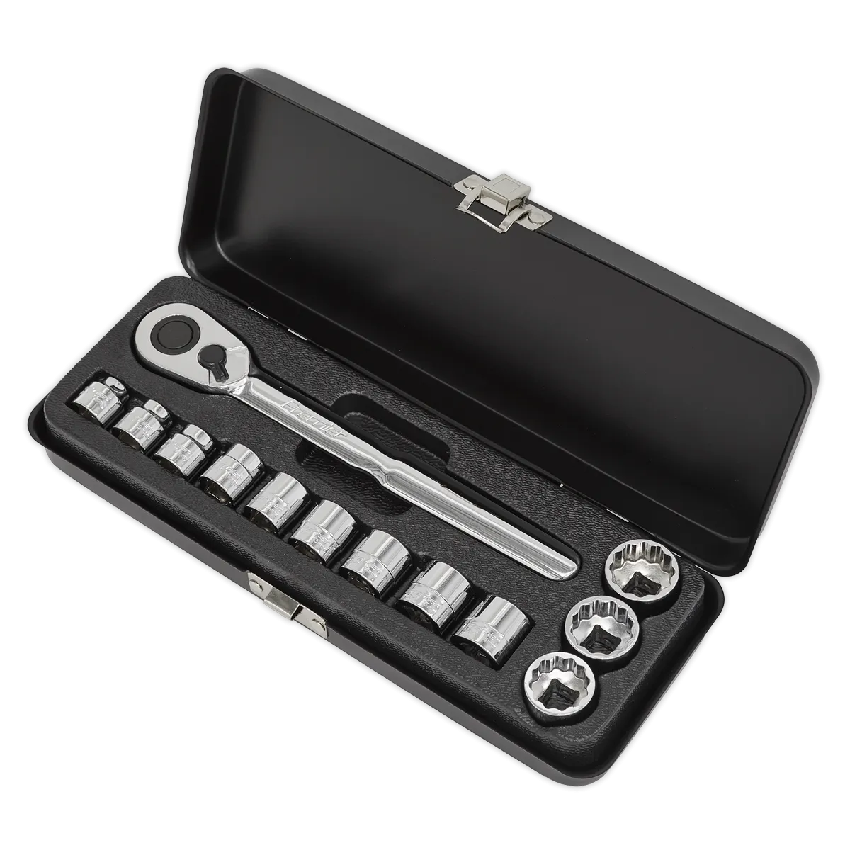 Low Profile Socket Set 13pc 3/8"Sq Drive Metric