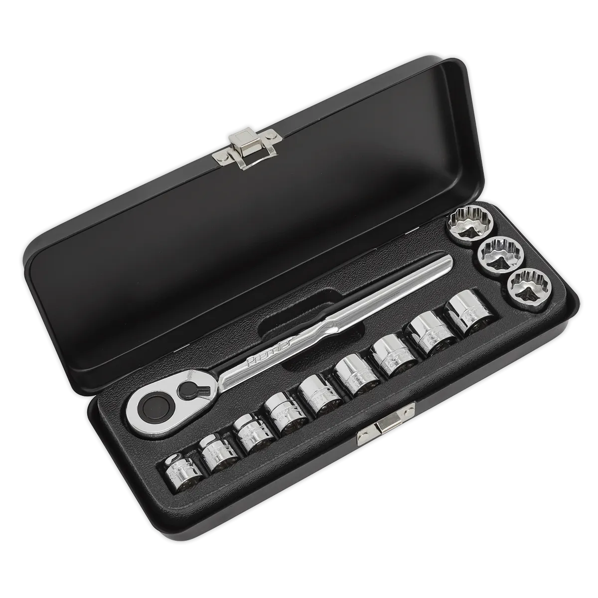 Low Profile Socket Set 13pc 3/8"Sq Drive Metric