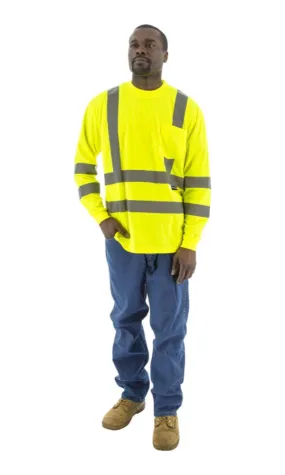 Majestic 75-5355 Hi-Vis Yellow Long Sleeve ANSI 3 R