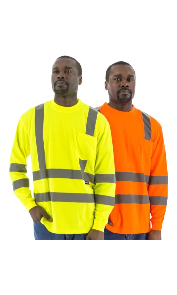 Majestic 75-5355 Hi-Vis Yellow Long Sleeve ANSI 3 R