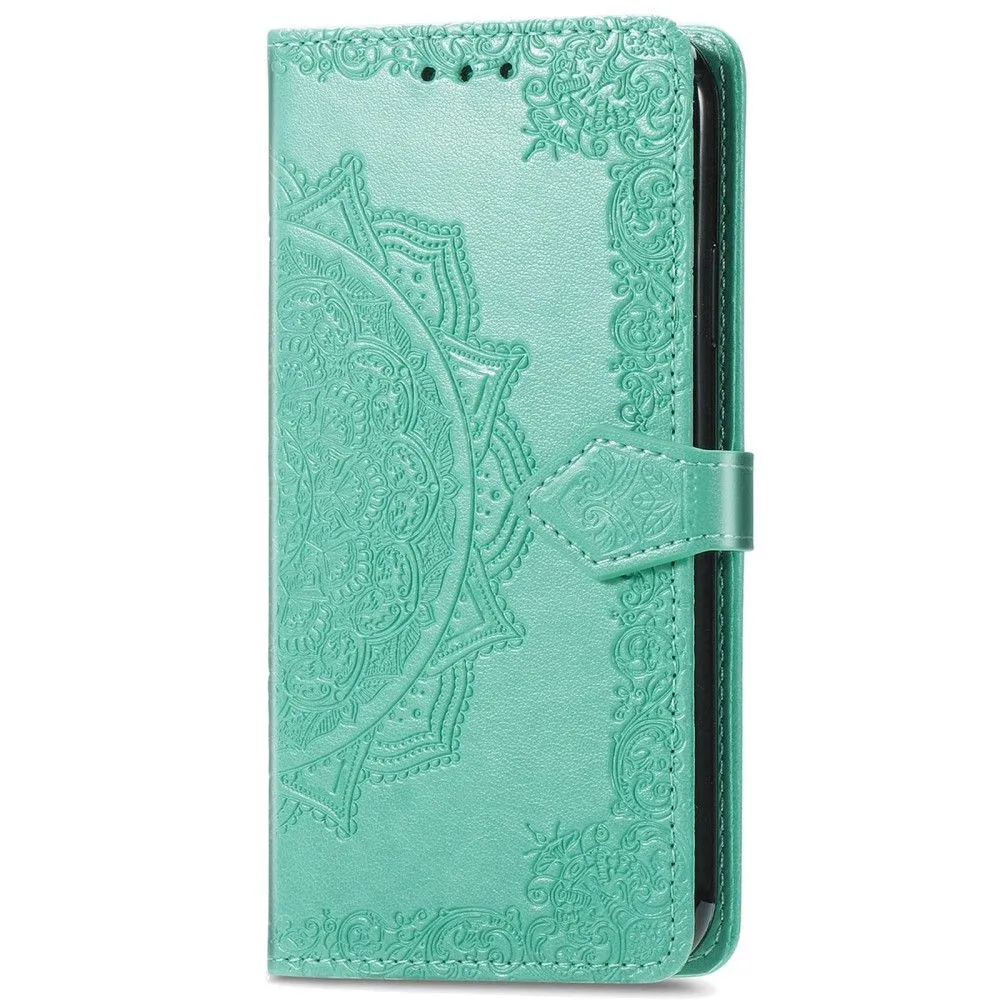 Mandala Samsung Galaxy A73 Flip case - Green