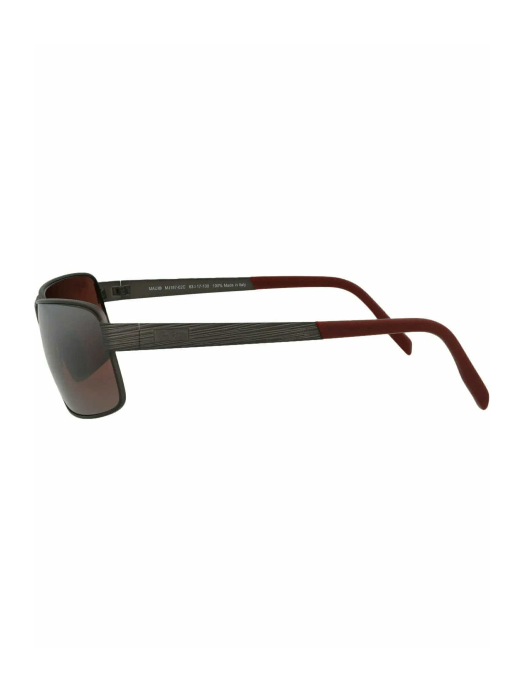 Maui Jim Square-Frame Monel Polarized Sunglasses