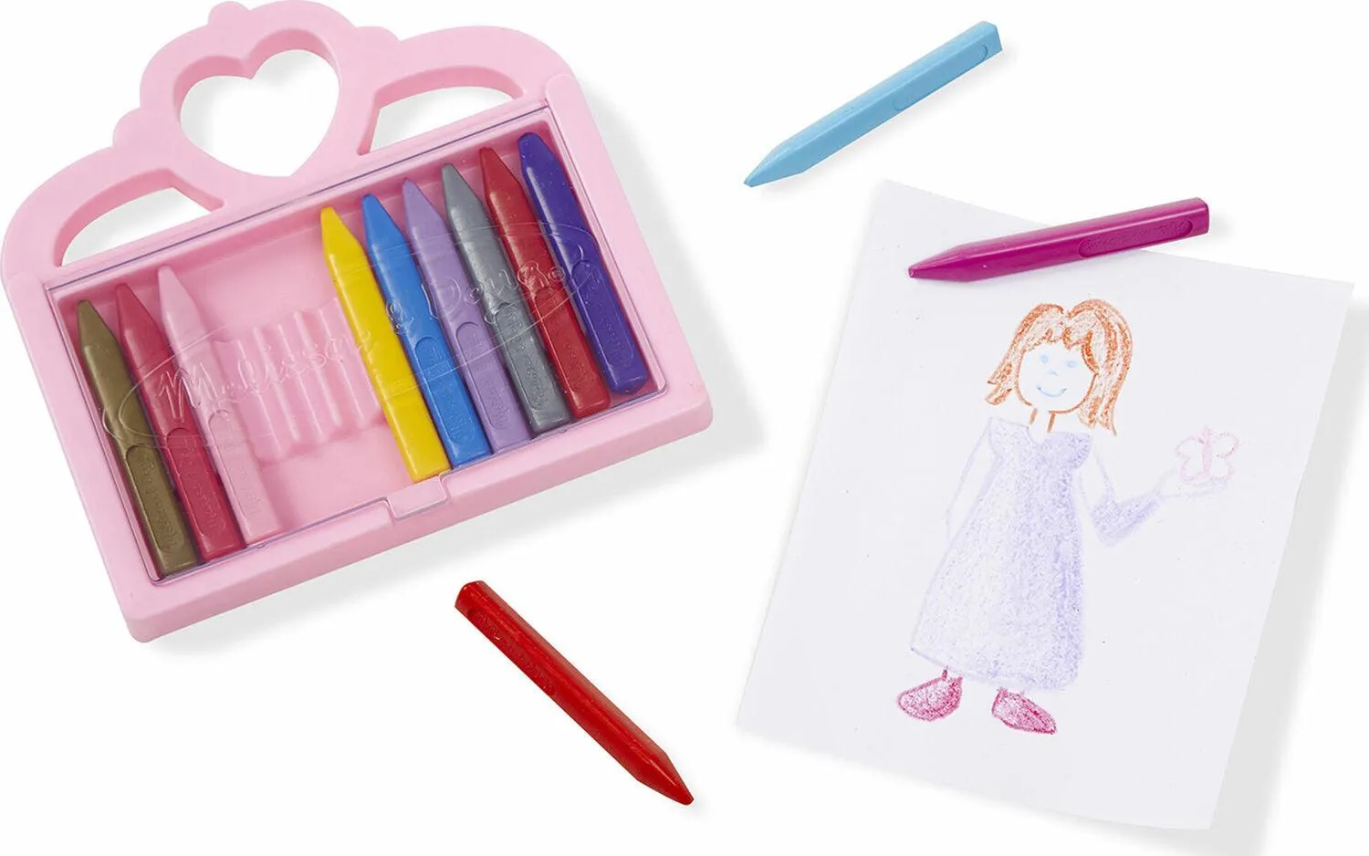 Melissa & Doug - Princess Crayon Set