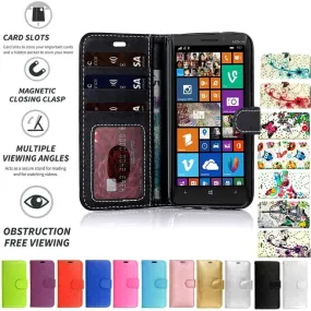 Microsoft Lumia 630 / 635 Flip Folio Book Wallet Case