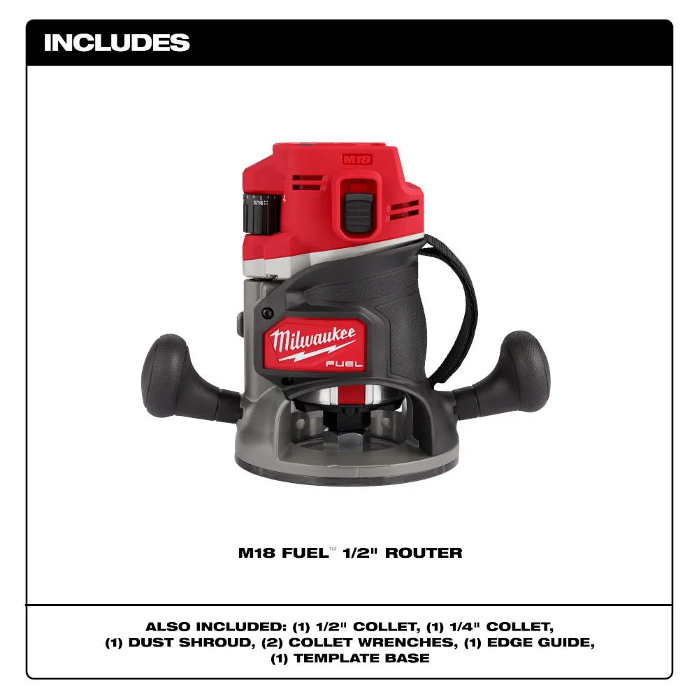 Milwaukee 2838-20 M18 FUEL  1/2" Router