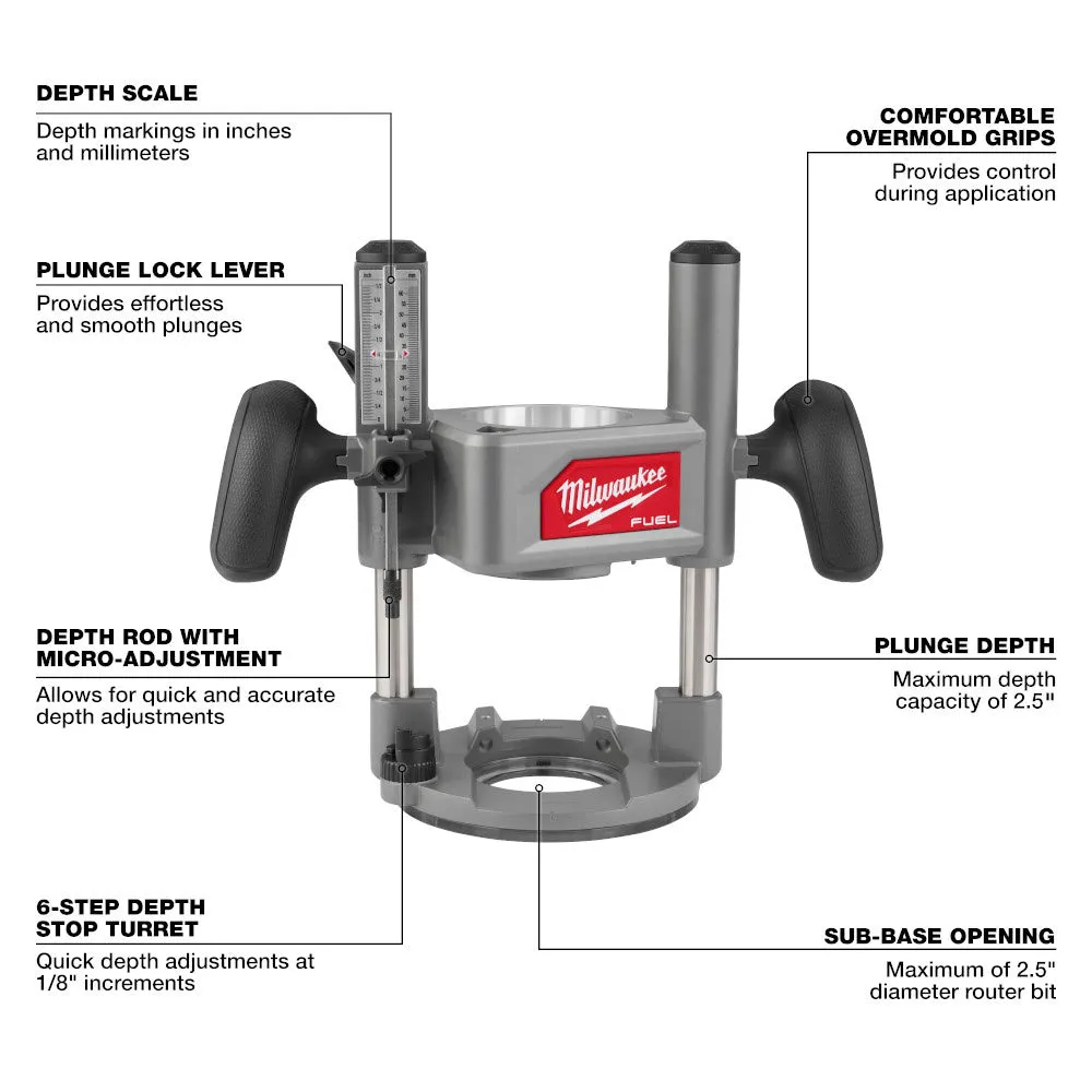 Milwaukee 48-10-2838 1/2" Router Plunge Base