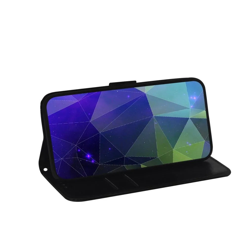 Mirror Motorola Edge (2021) flip case - Cyan