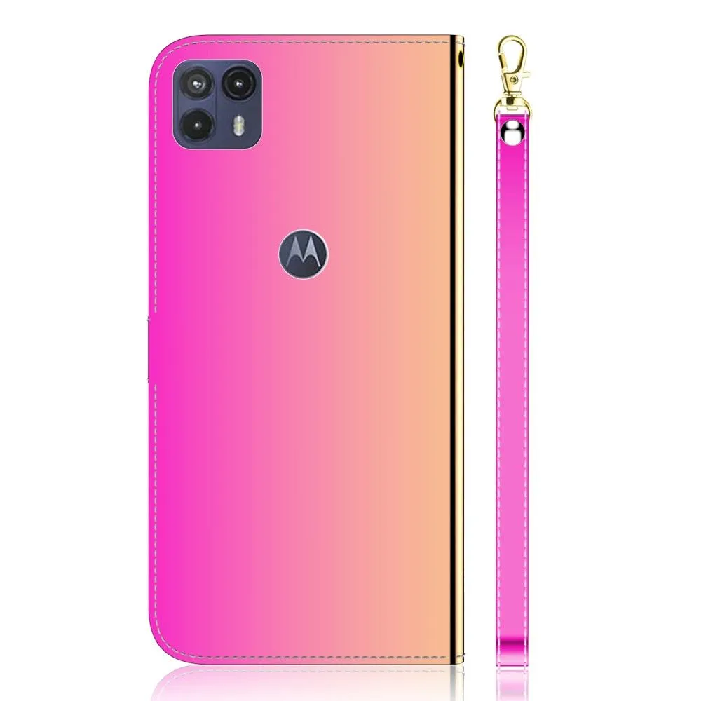 Mirror Motorola Moto G50 5G flip case - Rose