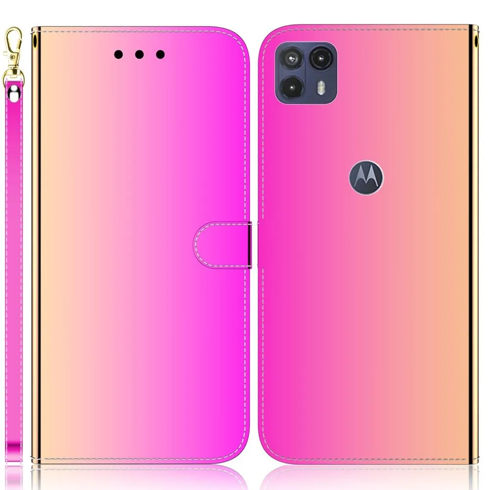 Mirror Motorola Moto G50 5G flip case - Rose