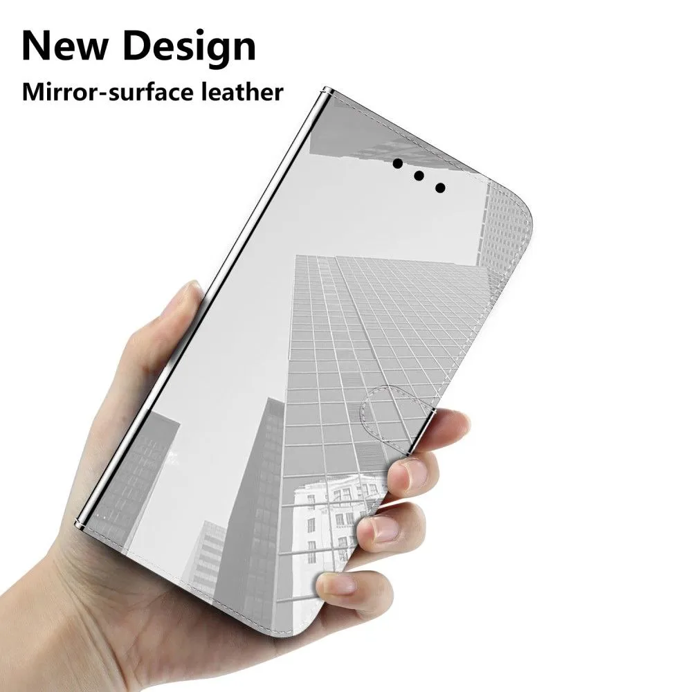 Mirror OnePlus 10 Pro flip case - Silver