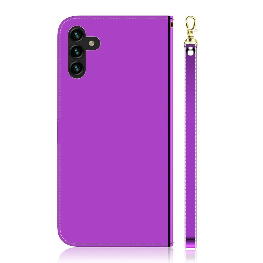 Mirror Samsung Galaxy A13 5G flip case - Purple