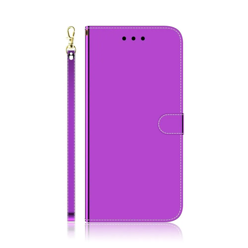 Mirror Samsung Galaxy A23 flip case - Purple