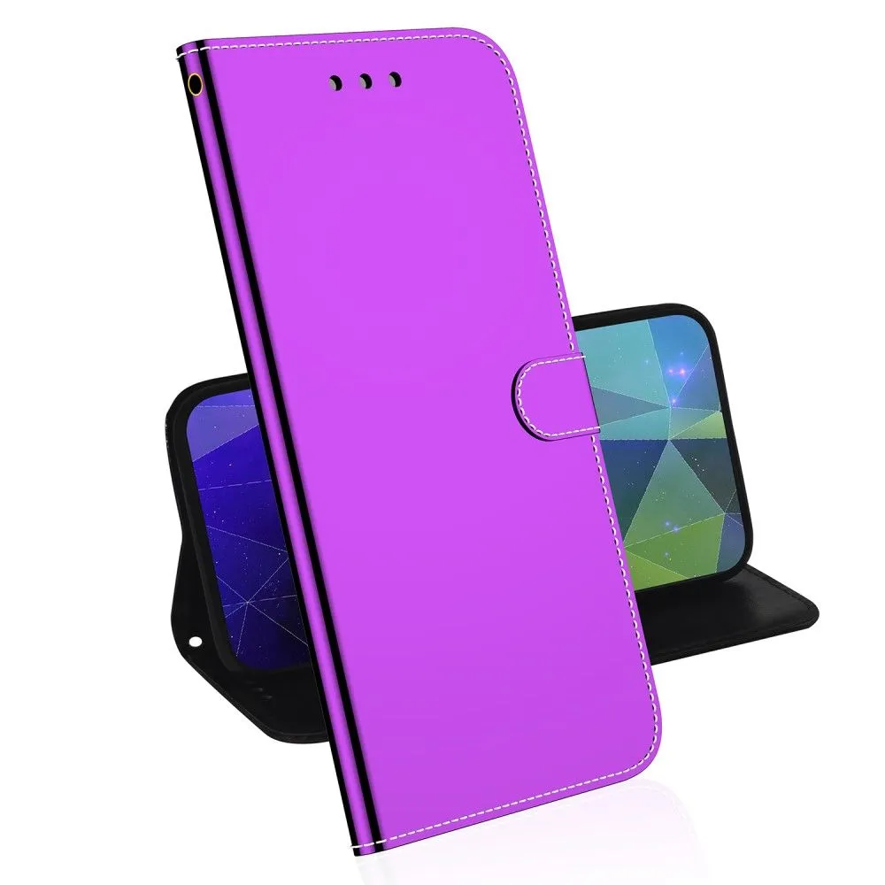 Mirror Samsung Galaxy A23 flip case - Purple