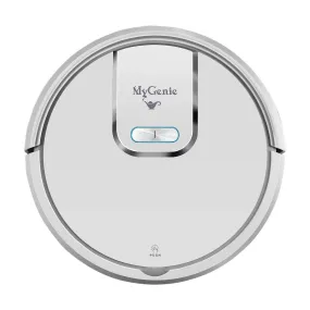 MyGenie WI-FI GMAX Robotic Vacuum Cleaner Mop App Control Dry & Wet Auto Robot - White