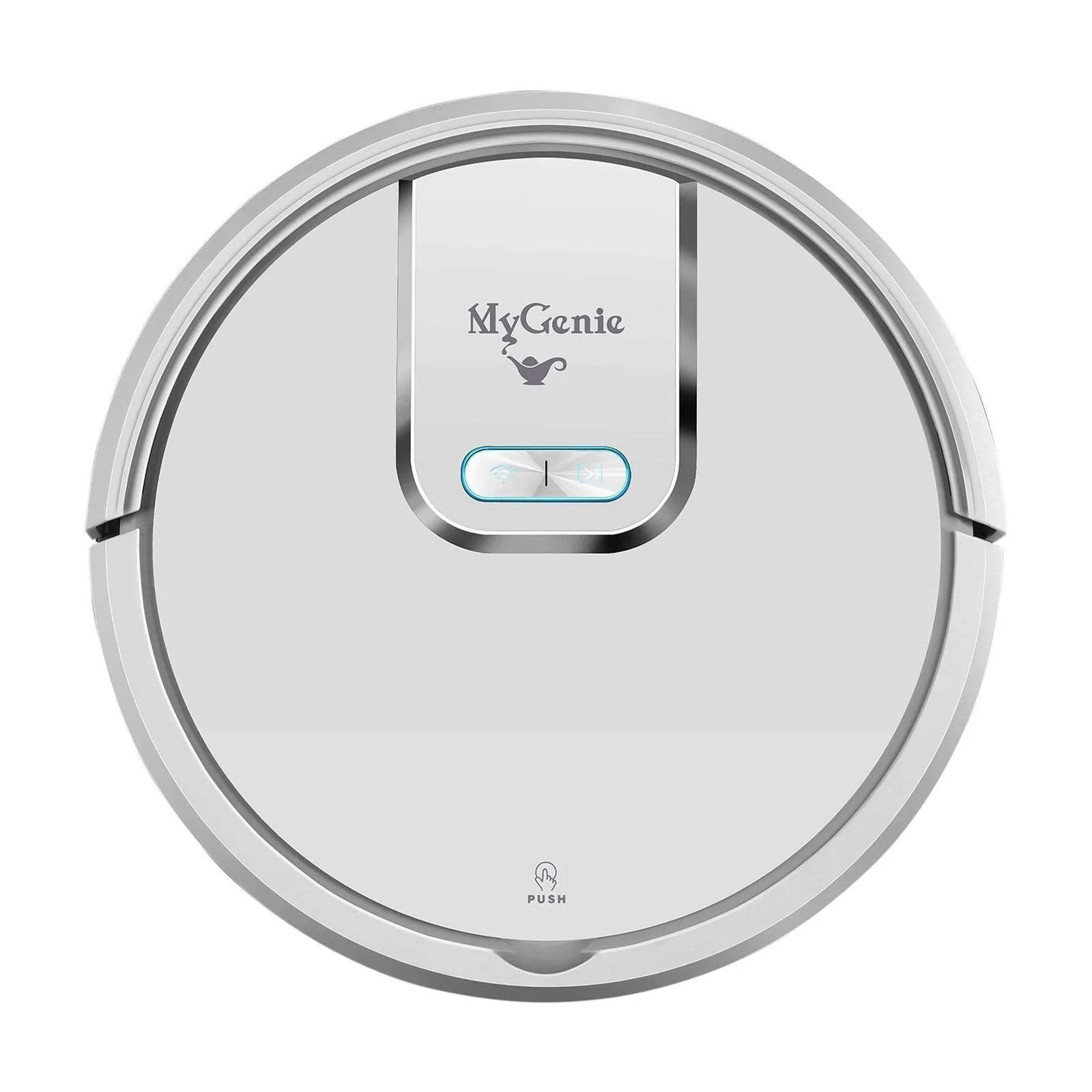 MyGenie WI-FI GMAX Robotic Vacuum Cleaner Mop App Control Dry & Wet Auto Robot - White