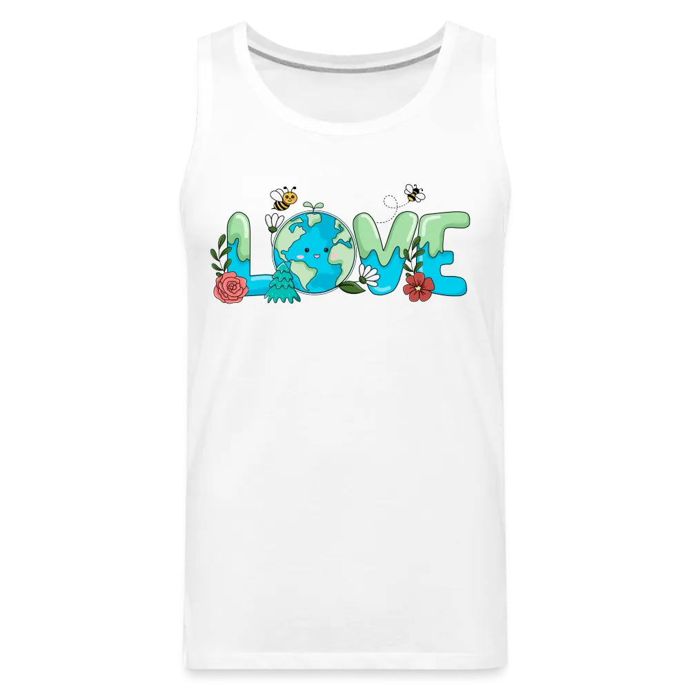 Nature's LOVE Celebration Men’s Premium Tank Tops (Earth Day)