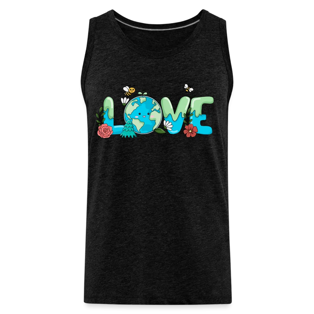 Nature's LOVE Celebration Men’s Premium Tank Tops (Earth Day)