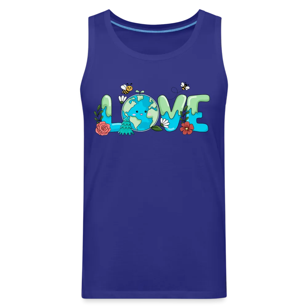 Nature's LOVE Celebration Men’s Premium Tank Tops (Earth Day)