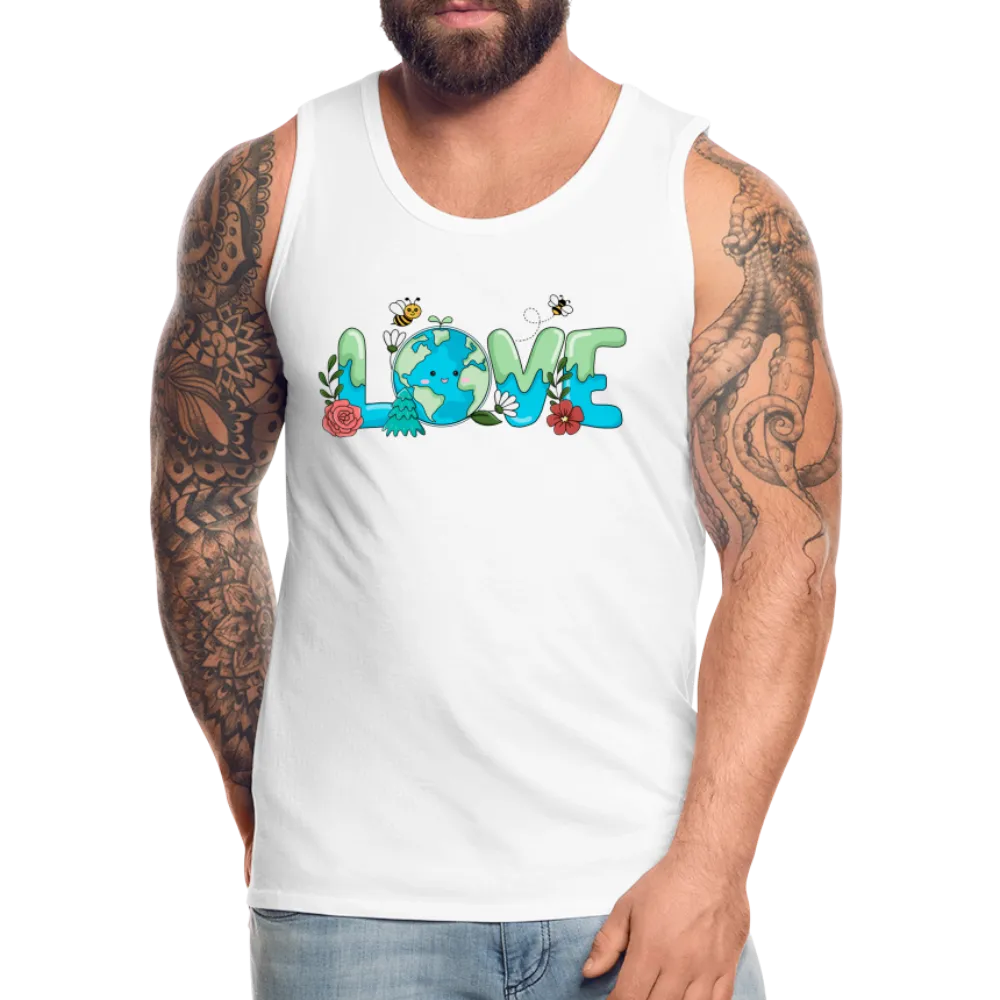 Nature's LOVE Celebration Men’s Premium Tank Tops (Earth Day)