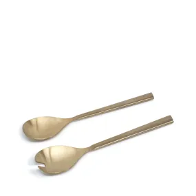 Novaro Salad Server Set 26cm - 2 Piece - Gold