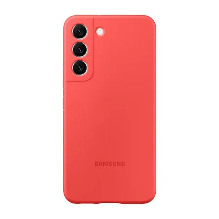 Official Samsung Silicone Cover Coral