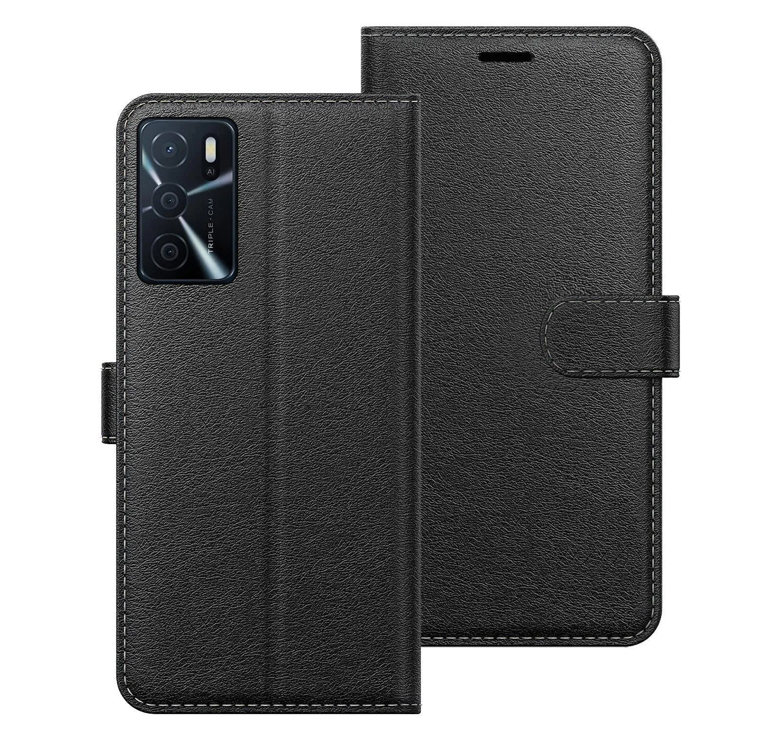 Oppo A16s Flip Folio Book Wallet Case