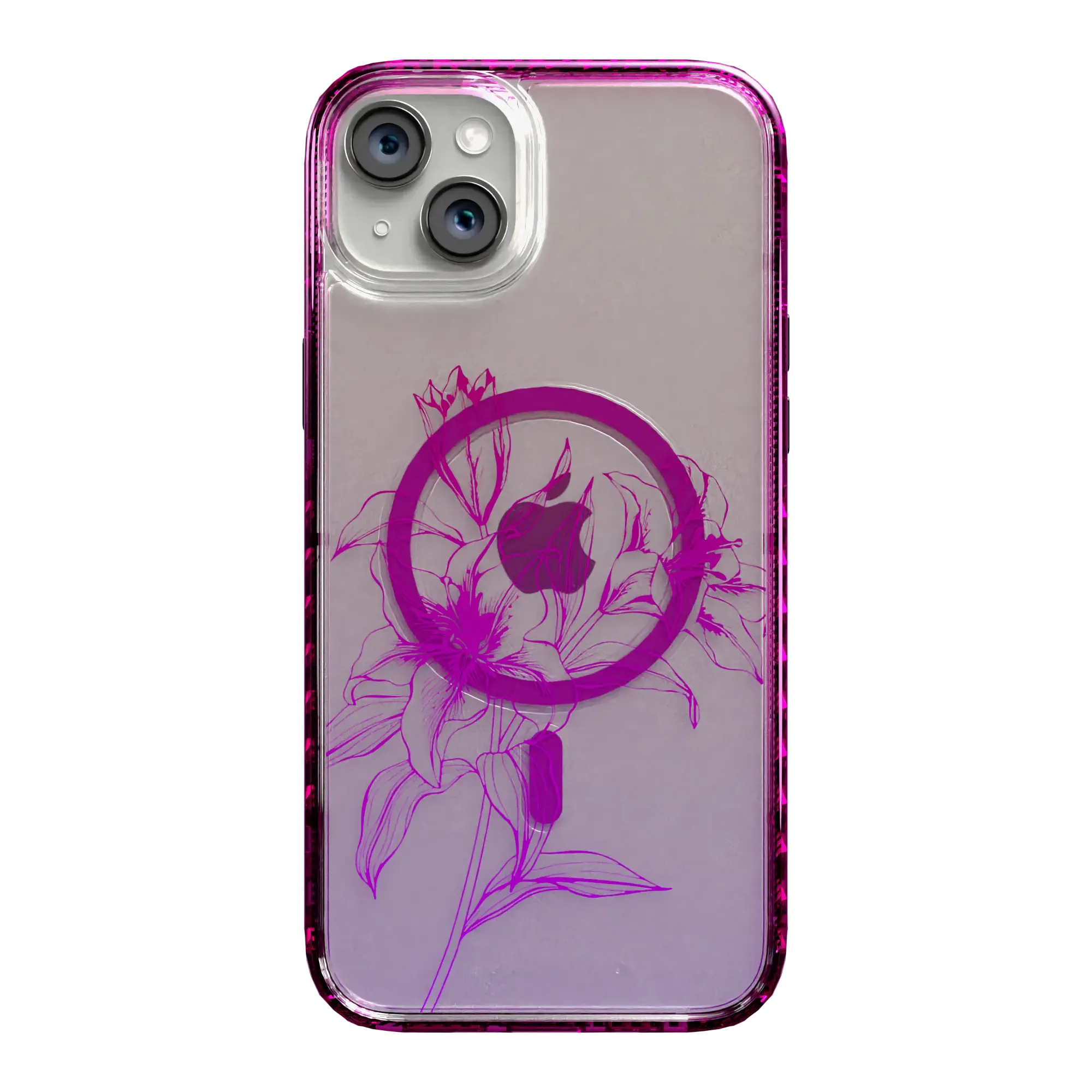 Pink Prism | Protective MagSafe Case | Ombre Bouquet Collection for Apple iPhone 15 Series