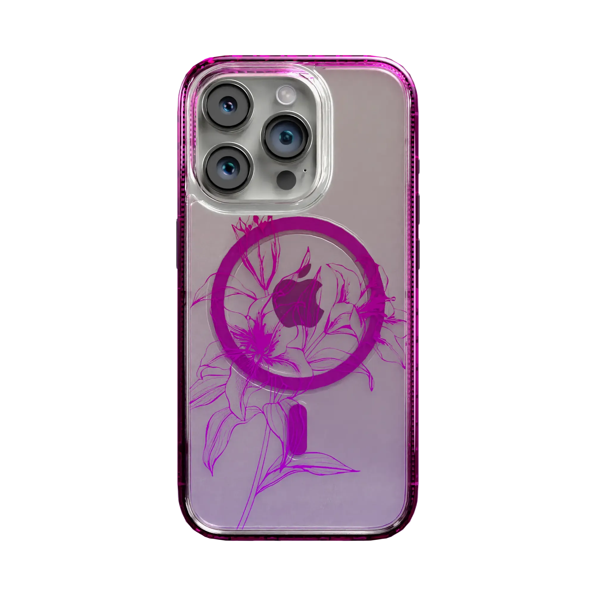 Pink Prism | Protective MagSafe Case | Ombre Bouquet Collection for Apple iPhone 15 Series