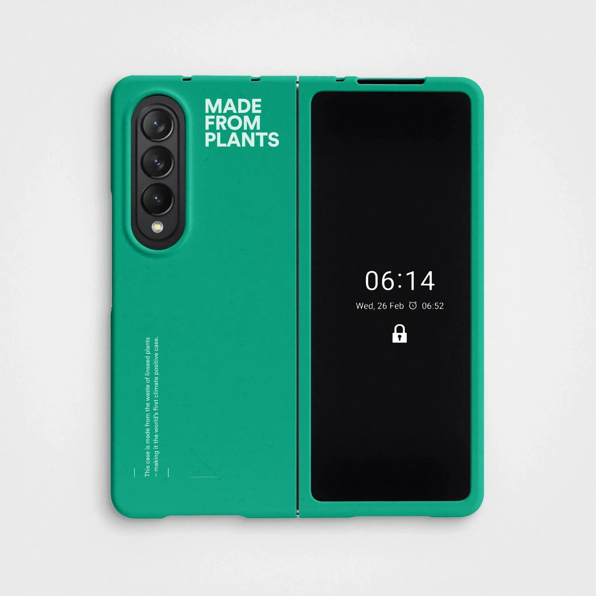 Plant-based phone case, mint green | Made from plants