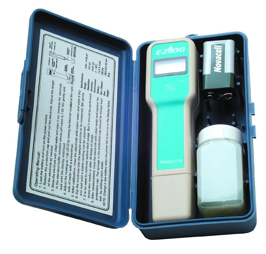 Pocket PH Meter with retractable electrode