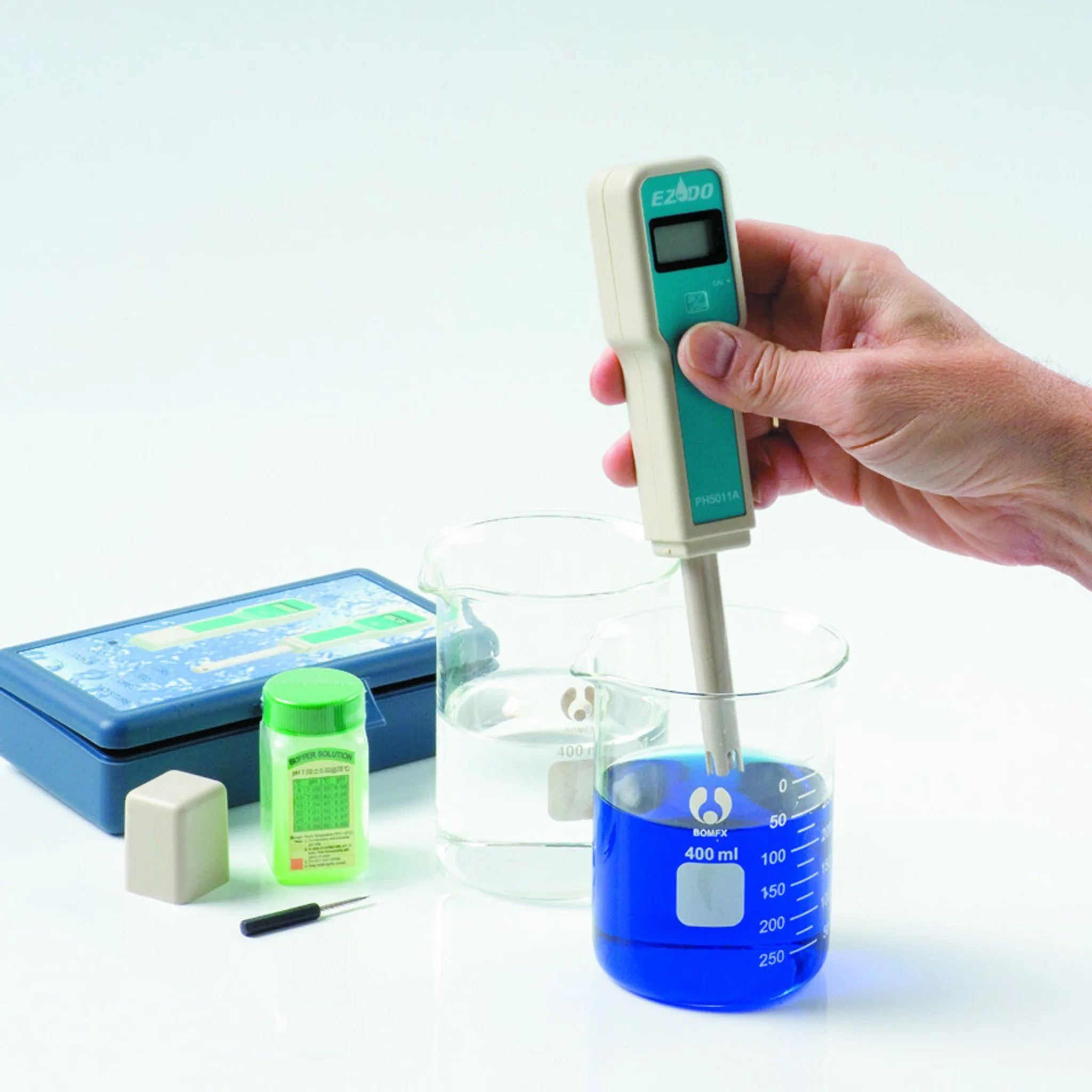 Pocket PH Meter with retractable electrode