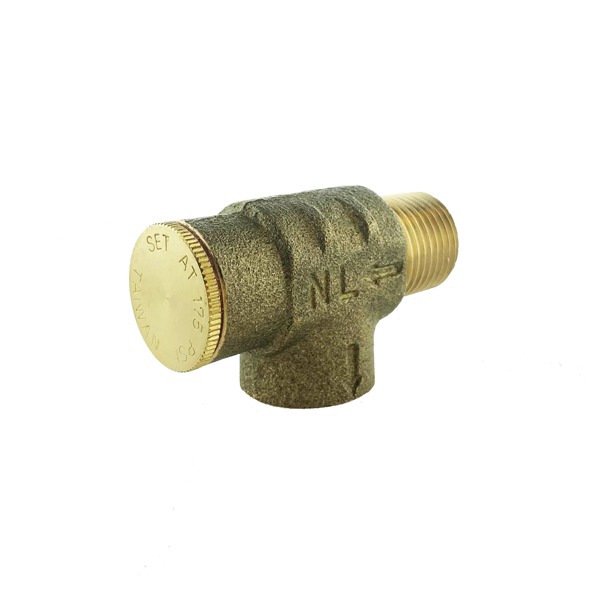 Pressure Relief Valve 1/2" 175psi, Lead-Free Brass