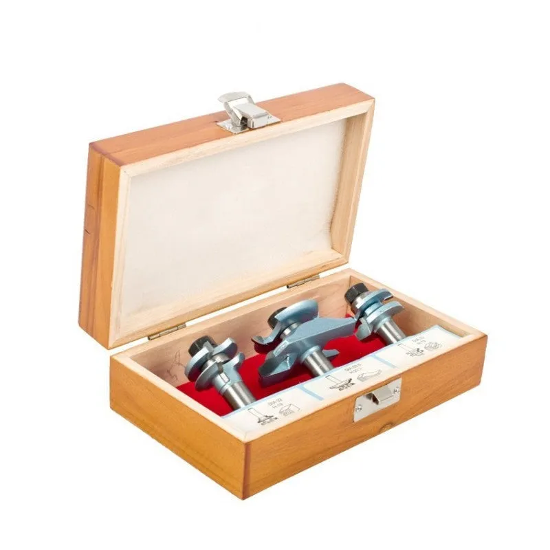 Pro-Tech | Router Bit Set Rail & Stile c/w Raised Panel 3Pc 1/2" Shank