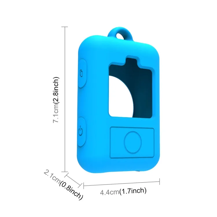 PULUZ Silicone Protective Case for Insta360 One X / X2 / X3 / RS Remote Control(Blue)