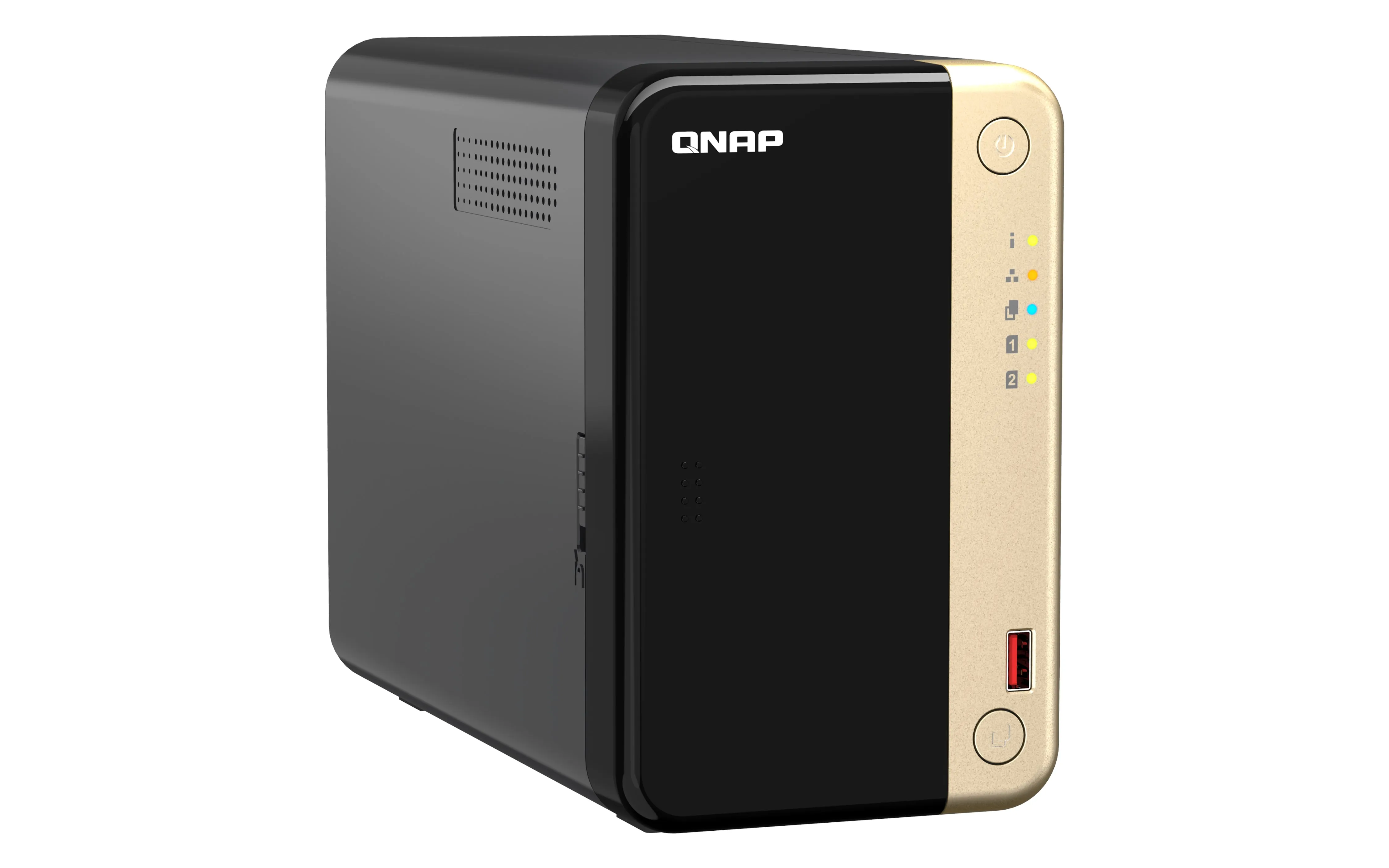 Qnap Ts-264 - Nas Server - 2 Bays - Sata 6Gb/S - Raid Raid 0, 1, 5, 6, 10, 50, Jbod, 60 - Ram 8 Gb - 2.5 Gigabit Etherne