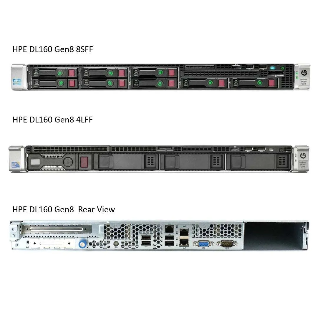 Refurbished HPE ProLiant DL160 Gen8 Configure to Order Server