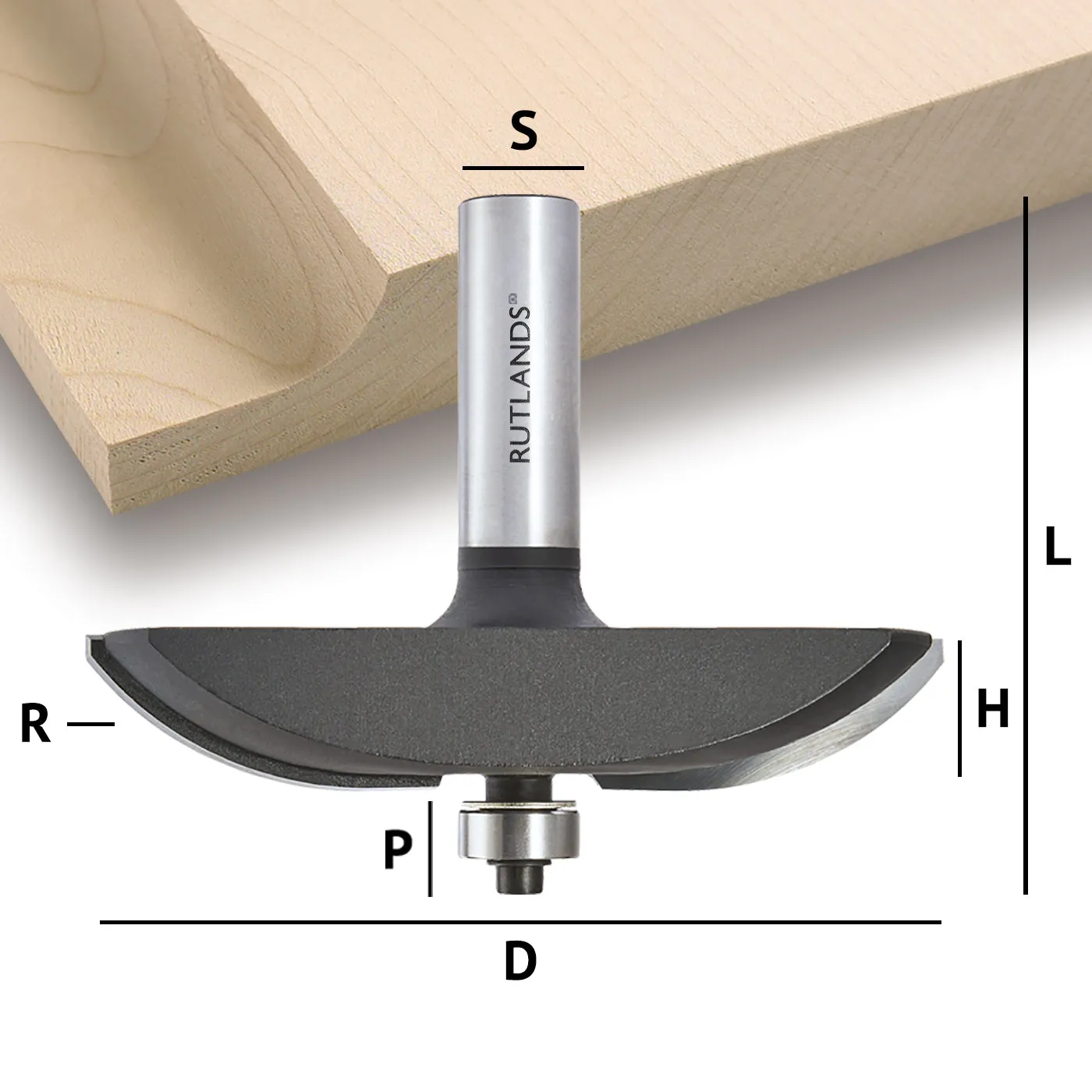 Router Bit Set - Raised Panel Door and Drawer - Roundover