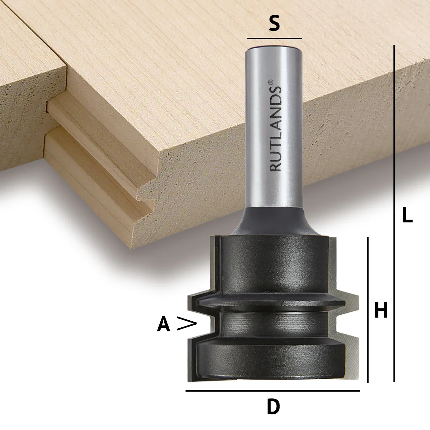 Router Bit Set - Raised Panel Door and Drawer - Roundover