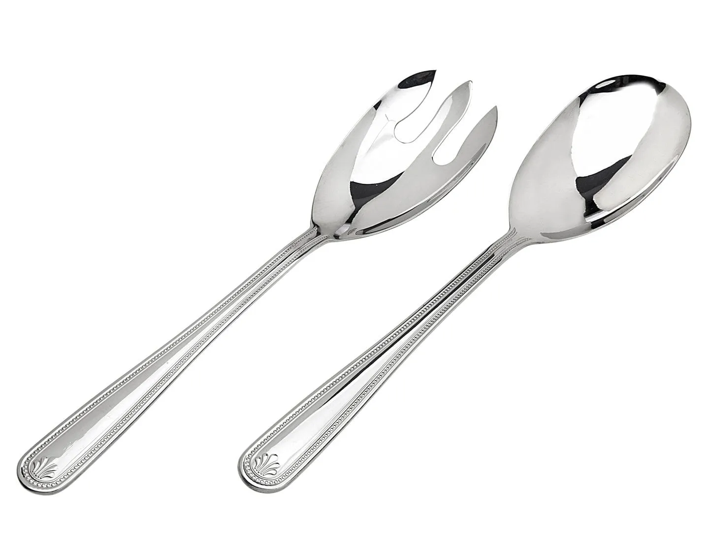 S/2 Shell/beading Salad Server