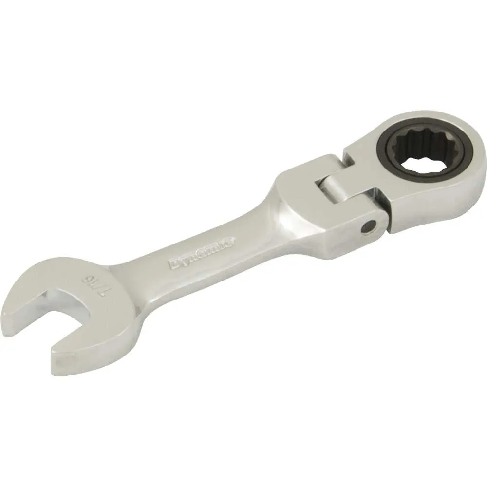 SAE Stubby Flex Head Ratcheting Wrenches