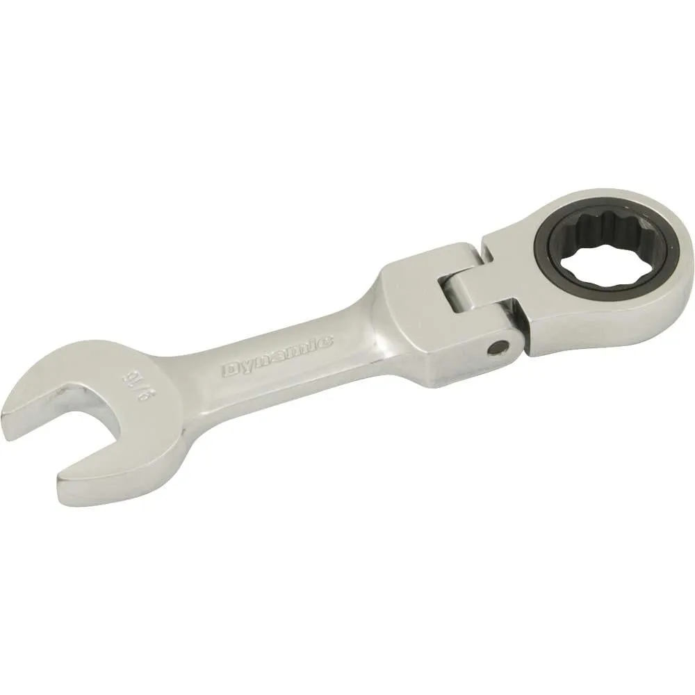 SAE Stubby Flex Head Ratcheting Wrenches