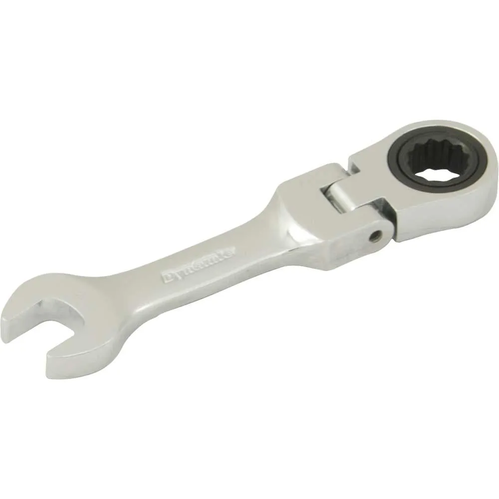 SAE Stubby Flex Head Ratcheting Wrenches