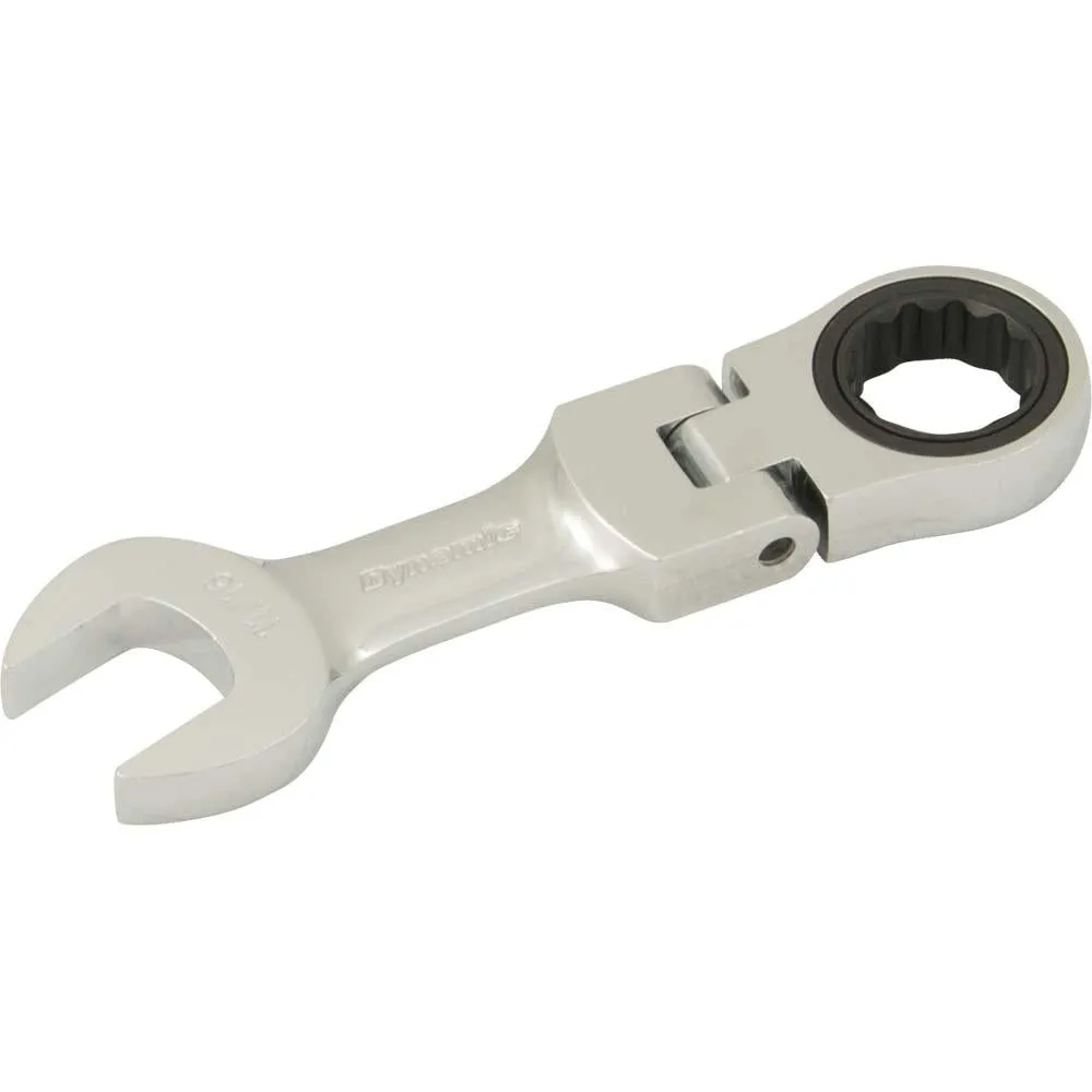 SAE Stubby Flex Head Ratcheting Wrenches