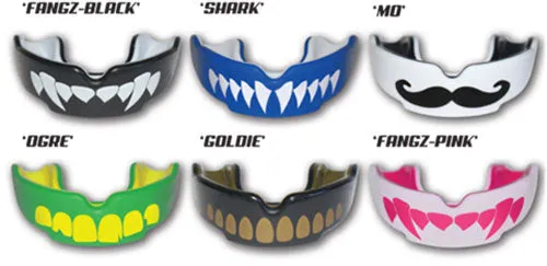 SAFEJAWZ THE GOLDIE SPORTS MUAY THAI BOXING MMA MOUTHGUARD Senior Age 12 