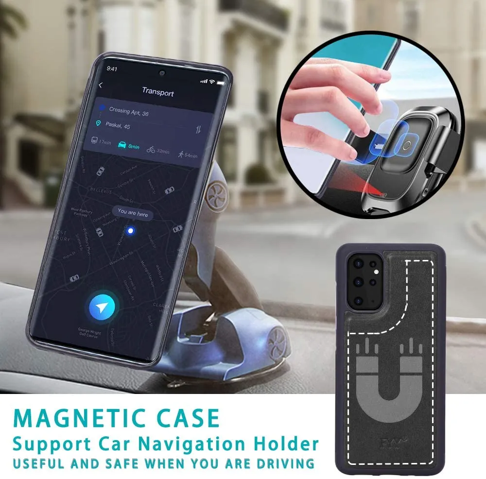 Samsung Galaxy S20 Plus Magnetic Detachable Wallet Case